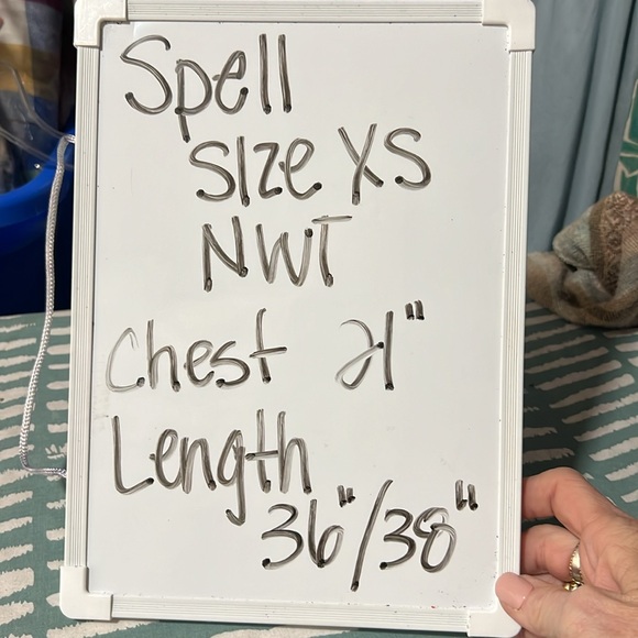 Spell NWT Poppy Smocked Mini Dress Size XS - Picture 6 of 10